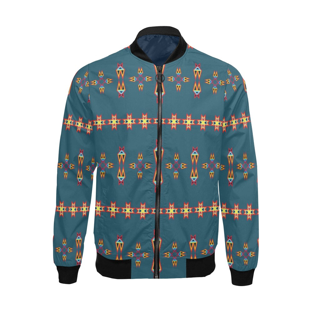 Four Directions Lodges Ocean Bomber Jacket for Men