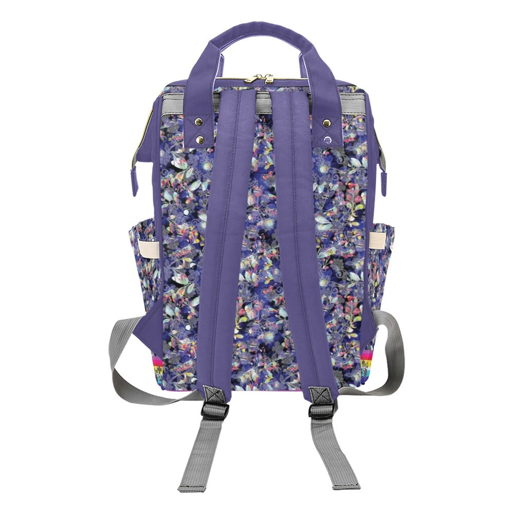 Culture in Nature Blue Multi-Function Diaper Backpack/Diaper Bag