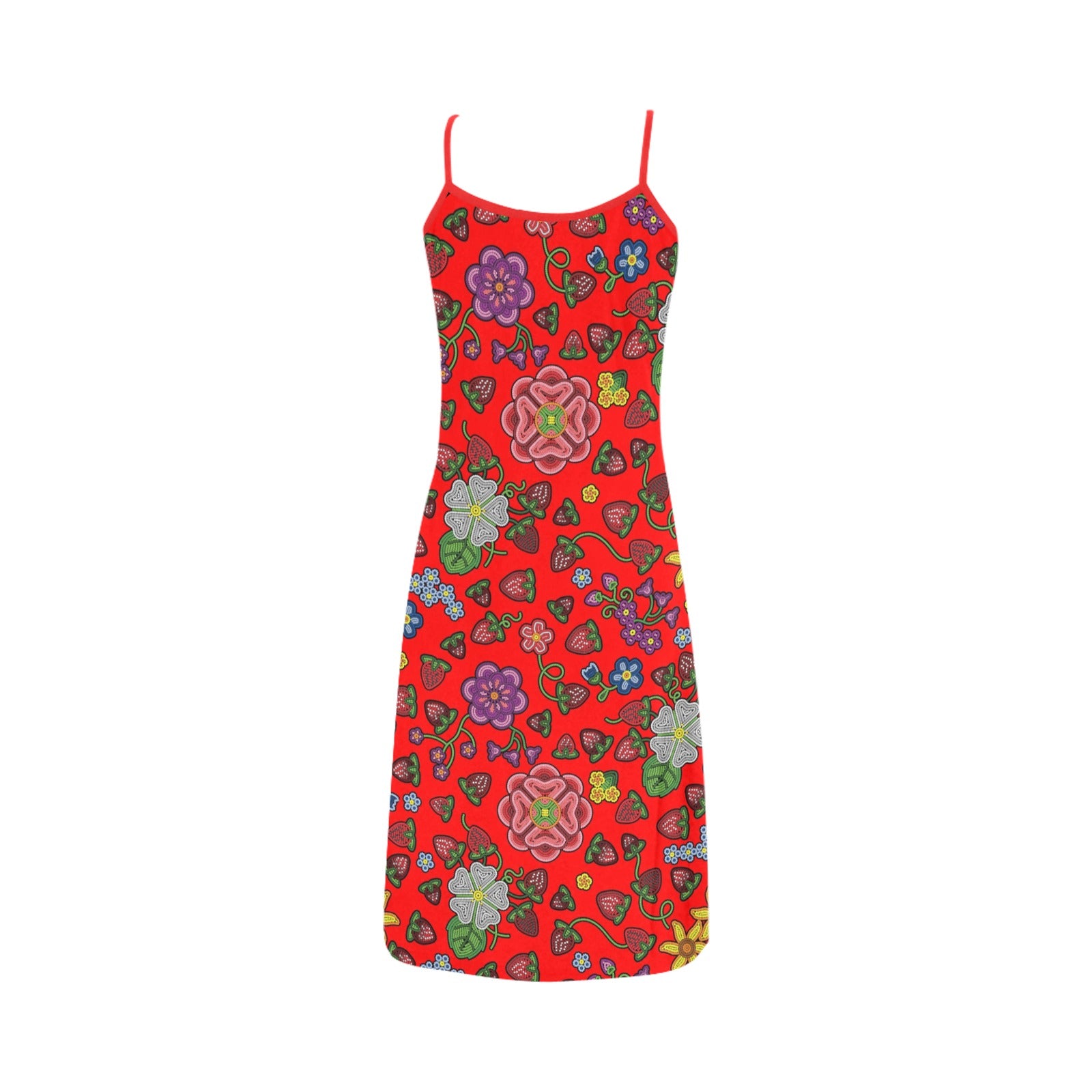 Berry Pop Fire Alcestis Slip Dress