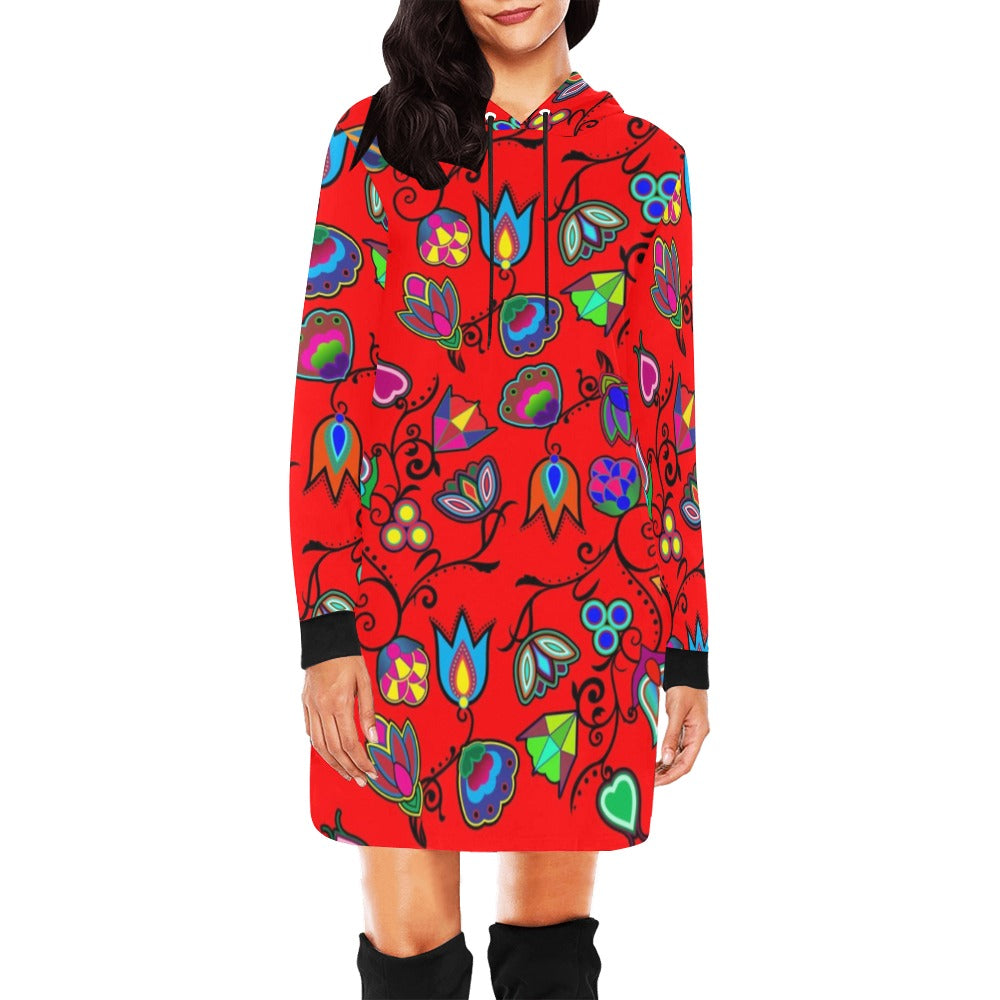 Indigenous Paisley Dahlia Hoodie Dress