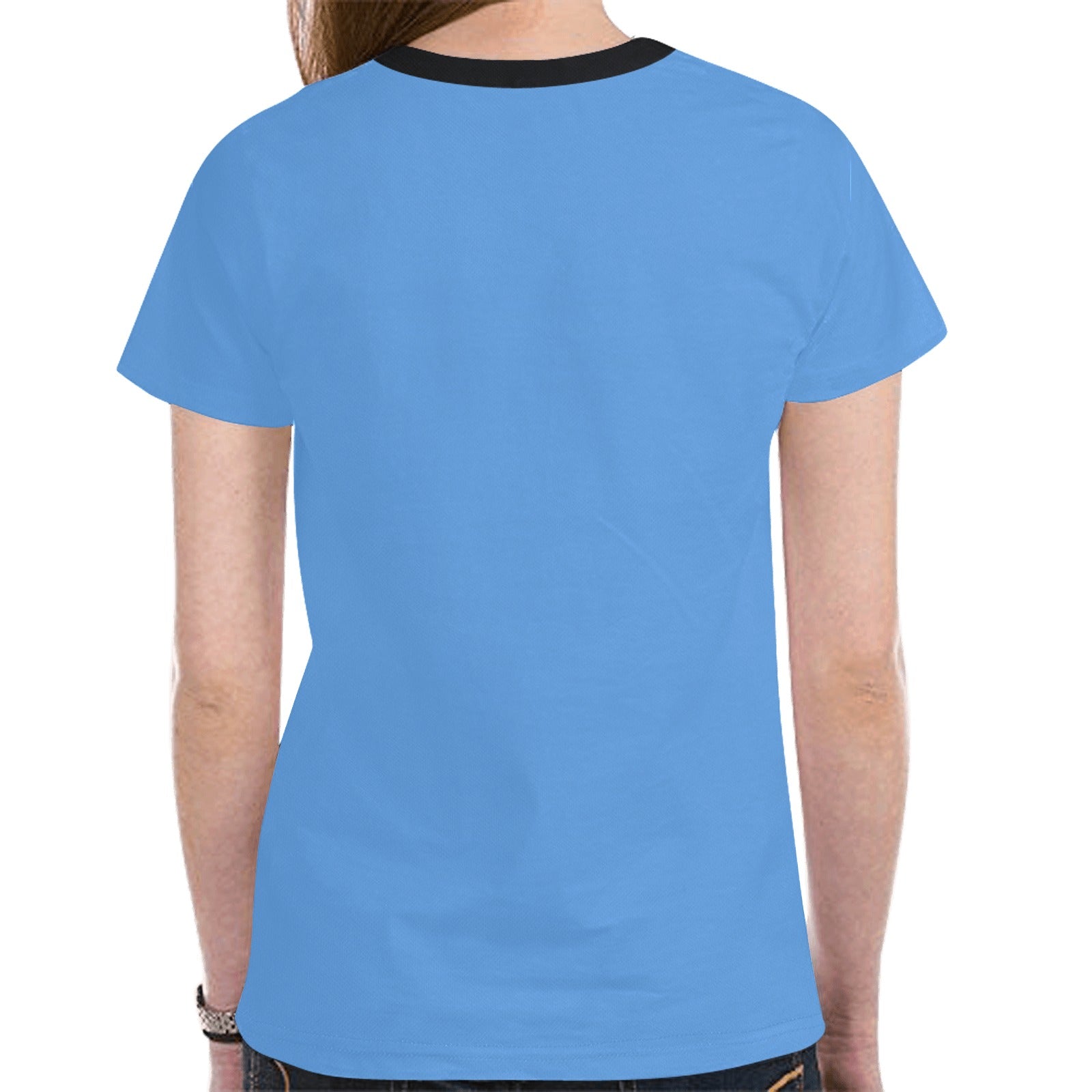 Elk Spirit Guide (Blue) T-shirt for Women