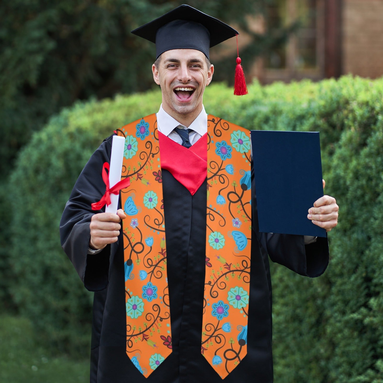 Nipin Blossom Carrot Graduation Stole