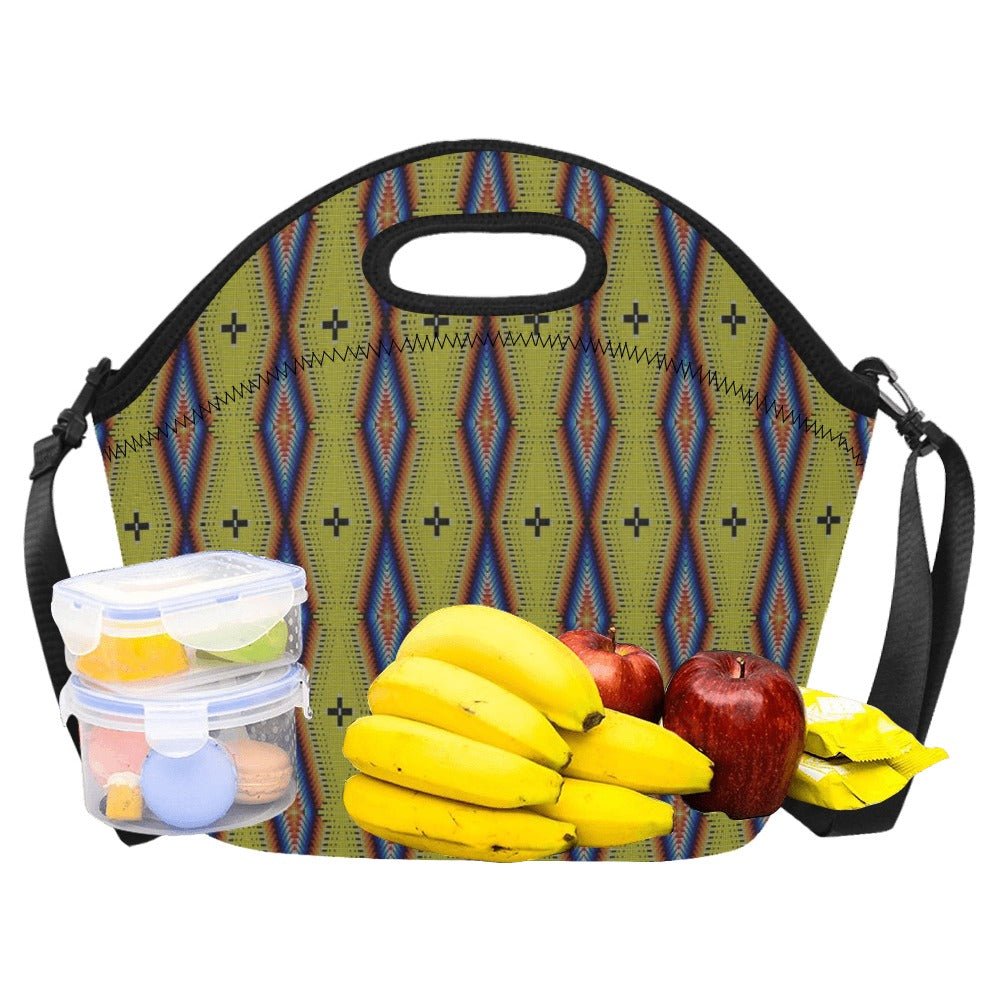 Diamond in the Bluff Yellow Neoprene Lunch Bag/Large