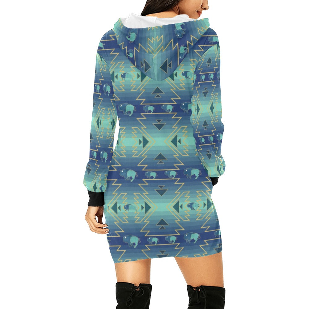 Buffalo Run Hoodie Dress