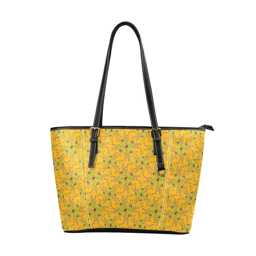 Willow Bee Sunshine Leather Tote Bag/Large
