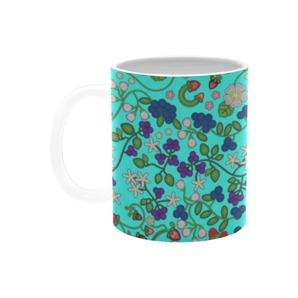 Grandmother Stories Turquoise White Mug(11OZ)