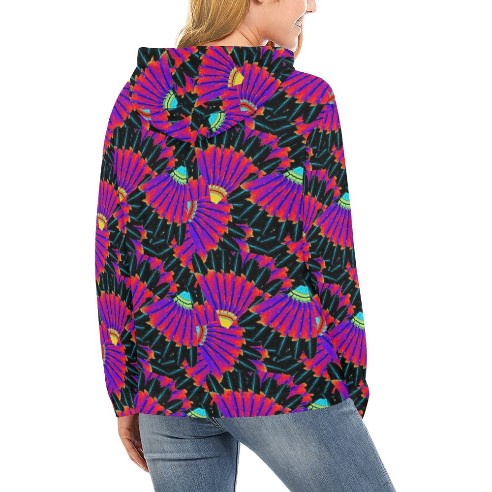 Eagle Feather Remix Hoodie for Women (USA Size)