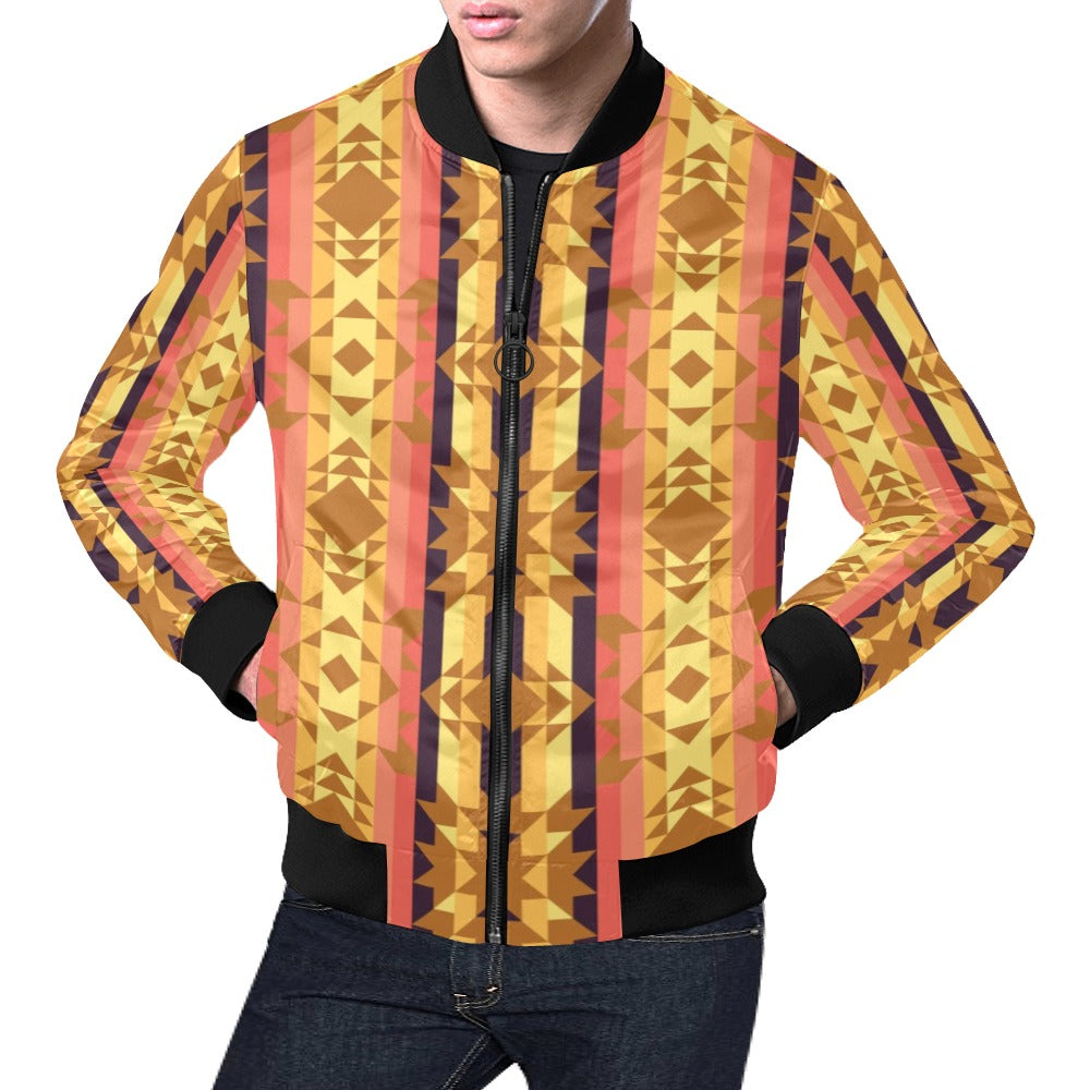 Infinite Sunset Bomber Jacket for Men