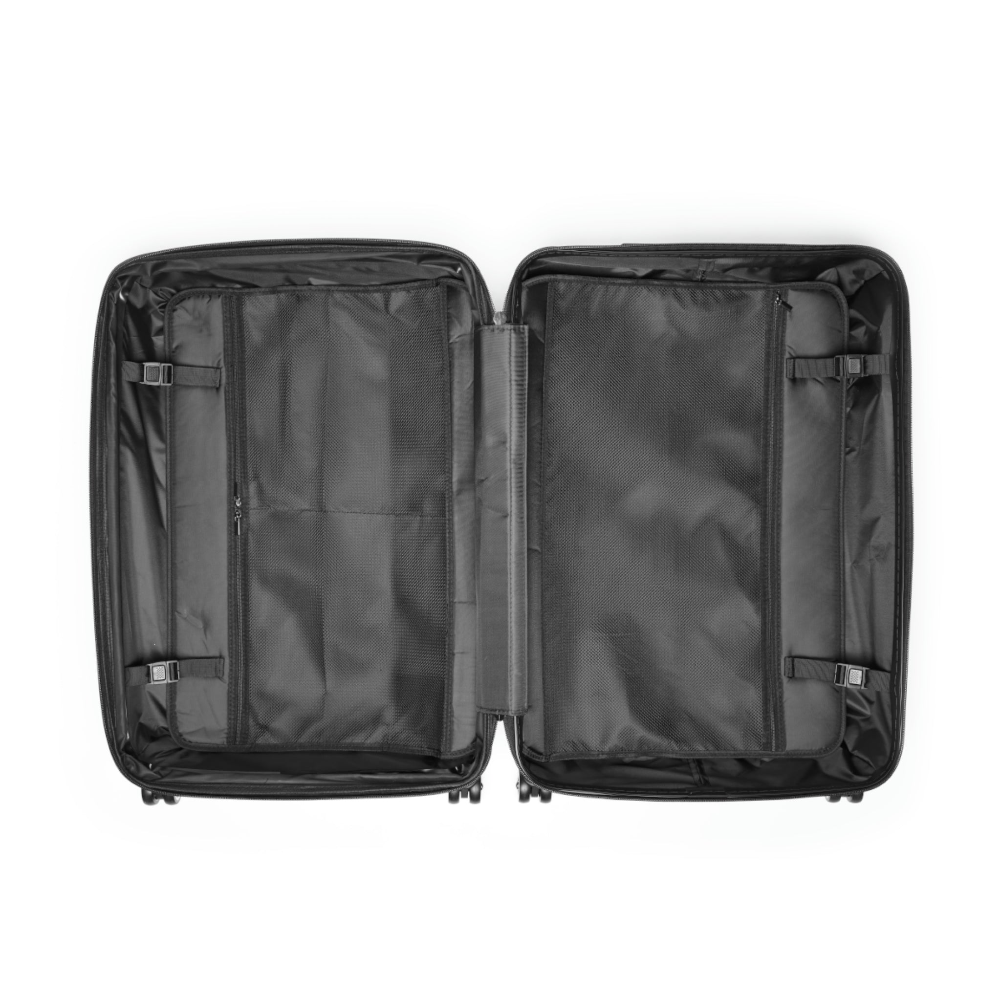 Sacred Trust Black and White Suitcases