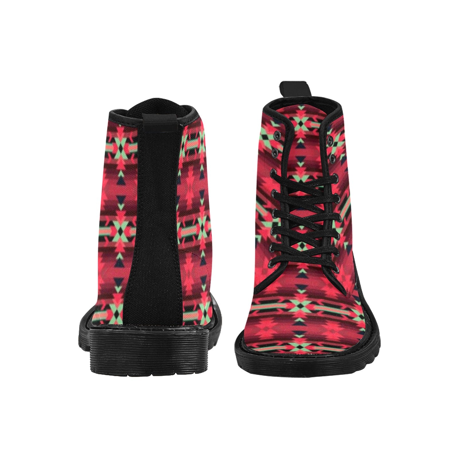Inspire Velour Boots for Women (Black)