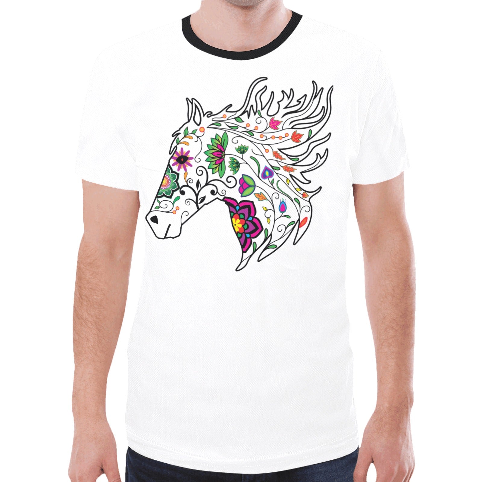 Horse Spirit Guide (White) T-shirt for Men