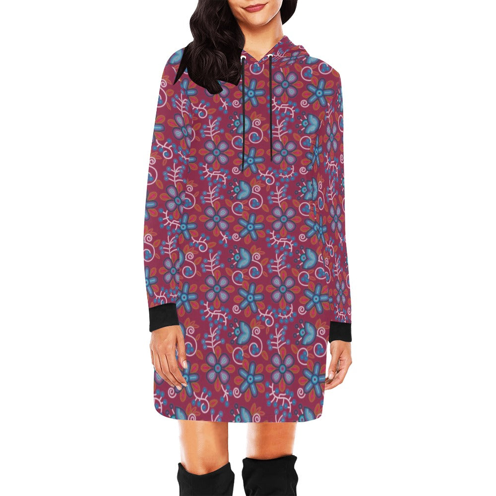 Cardinal Garden Hoodie Dress