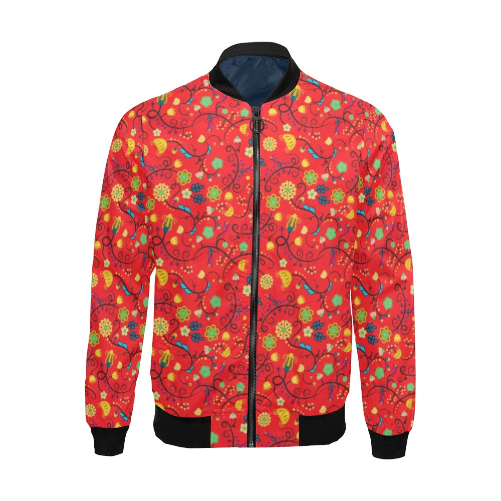 Nipin Blossom Fire Bomber Jacket for Men