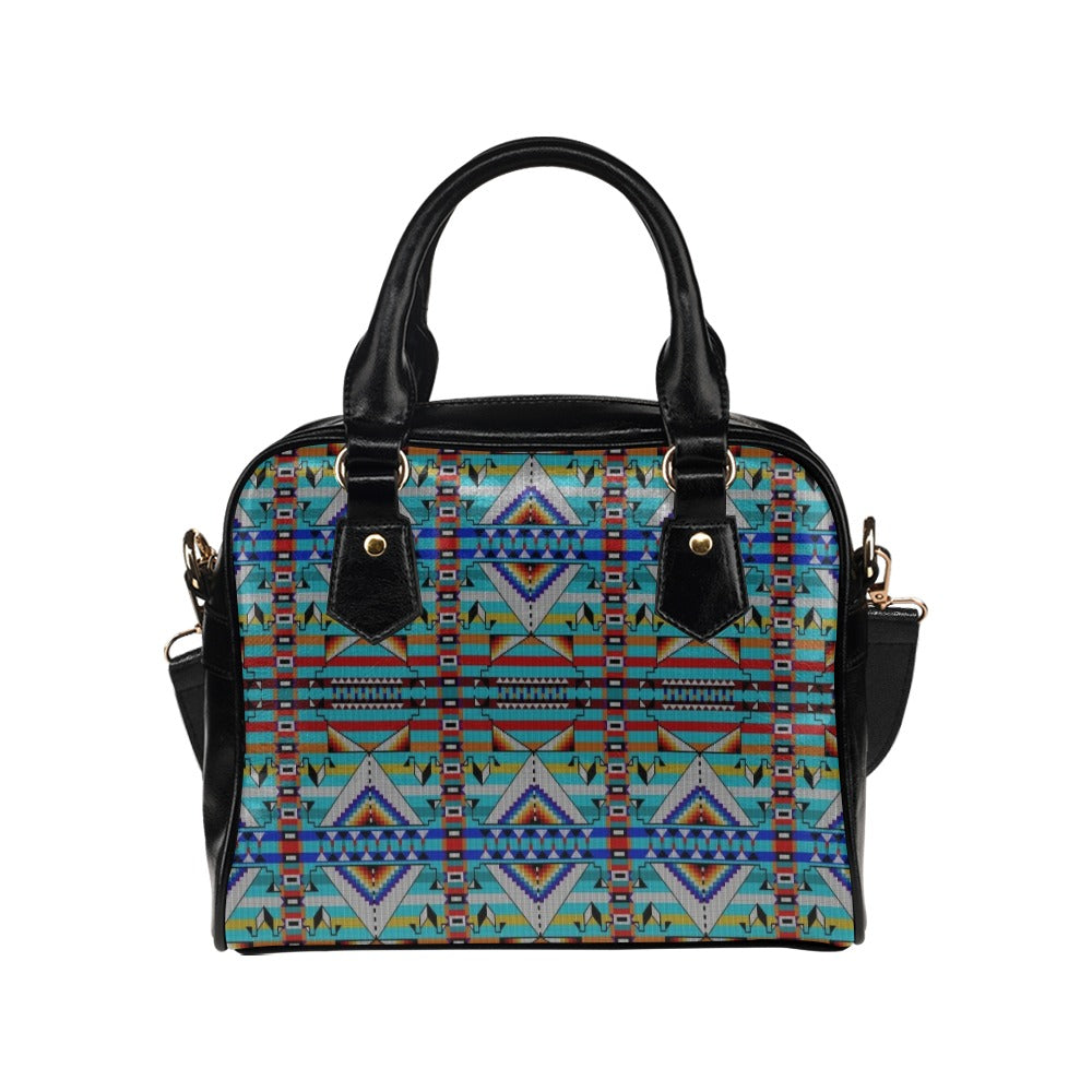 Medicine Blessing Turquoise Shoulder Handbag