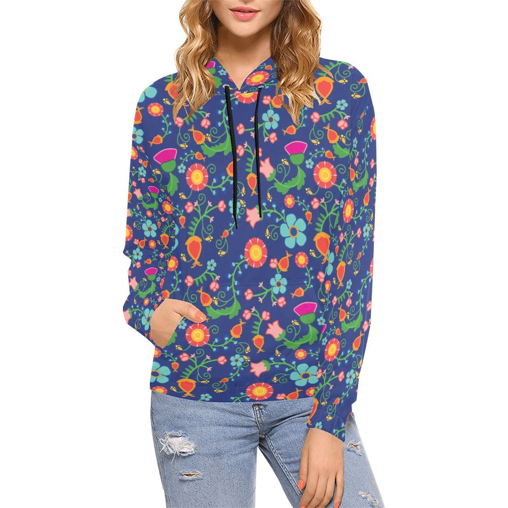 Bee Spring Twilight Hoodie for Women (USA Size)
