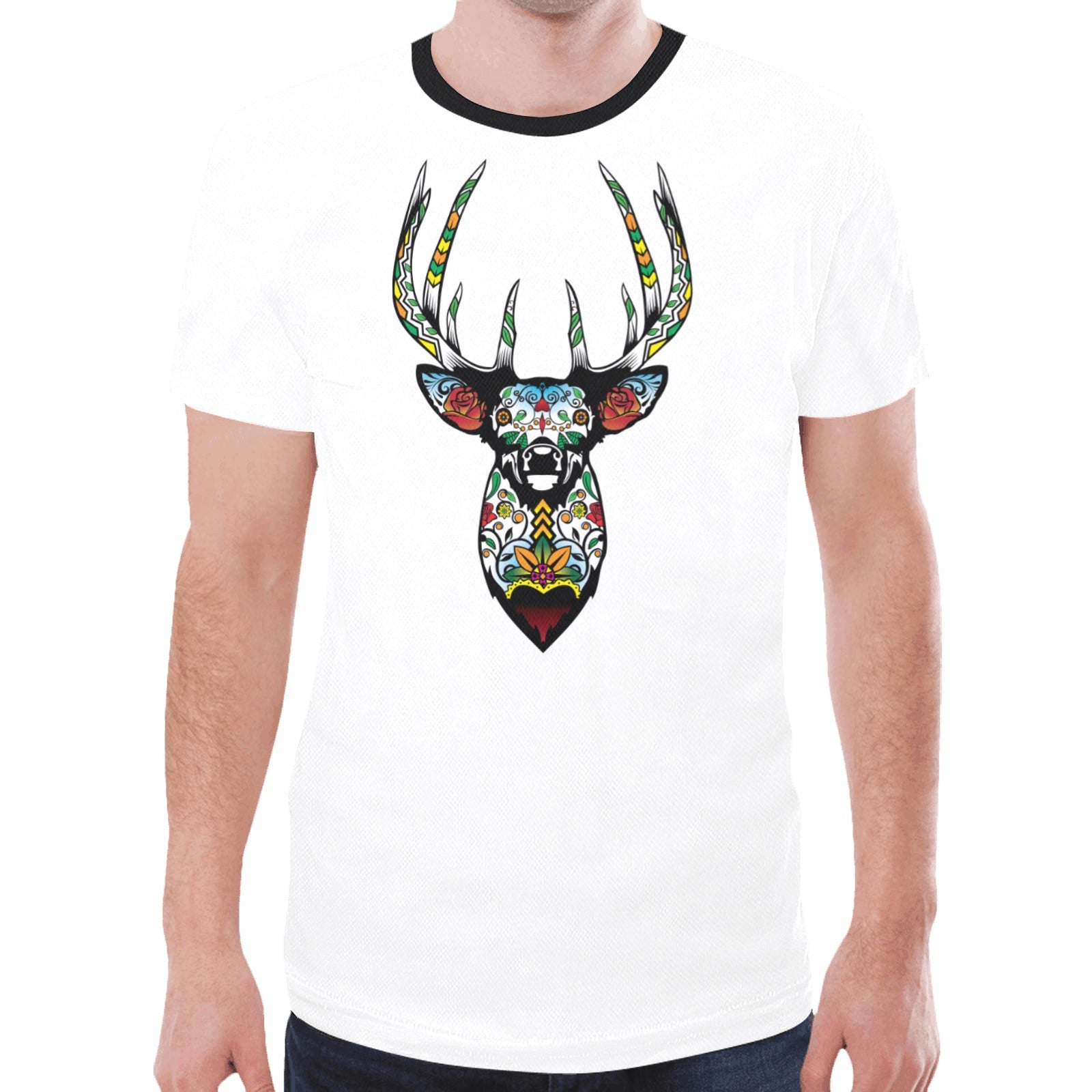 Elk Spirit Guide (White) T-shirt for Men