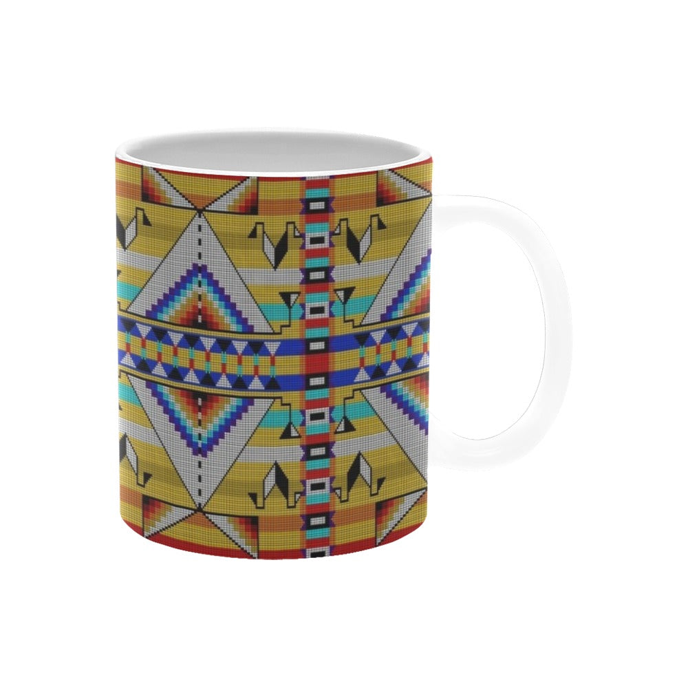 Medicine Blessing Yellow White Mug(11OZ)