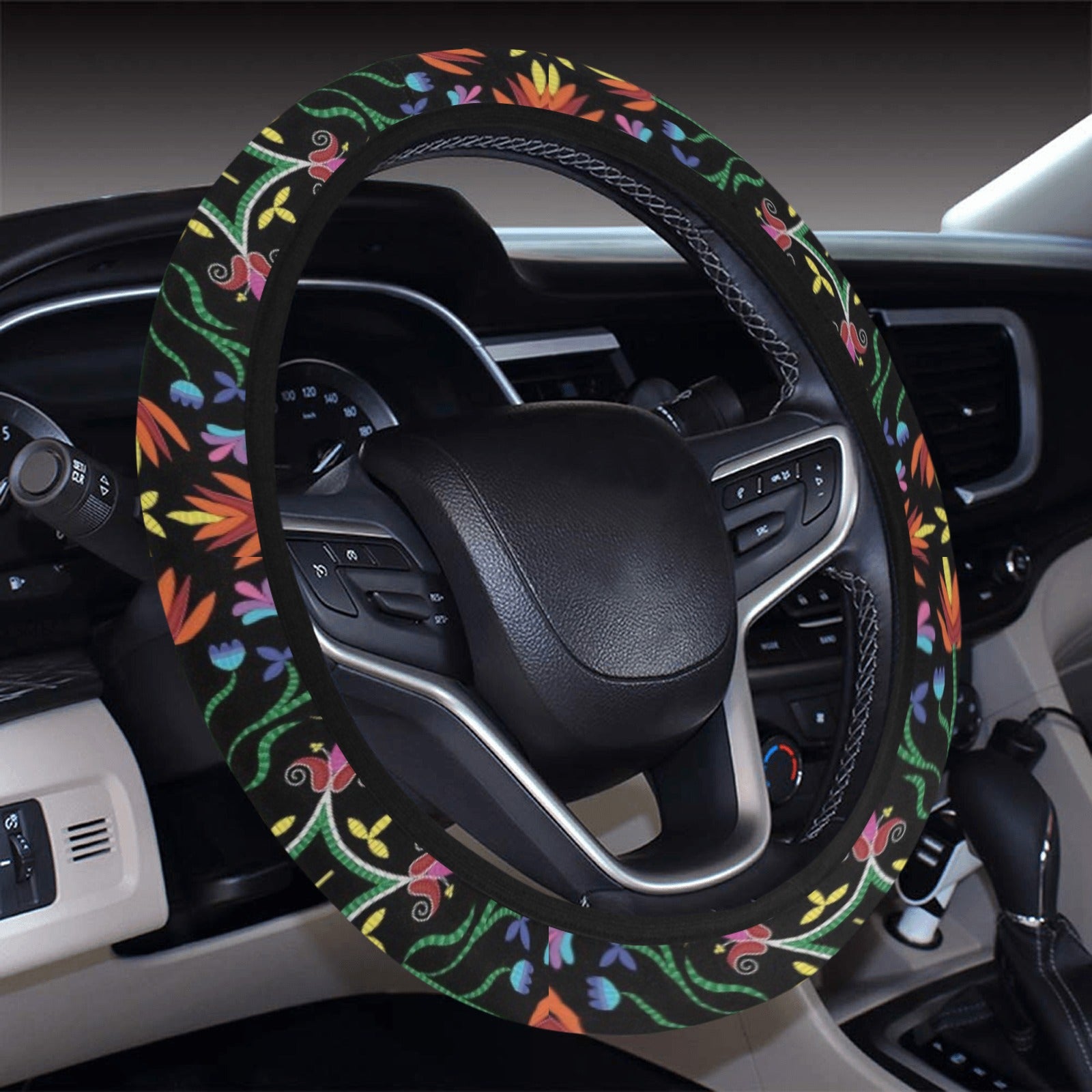 Quill Visions Steering Wheel Cover with Elastic Edge