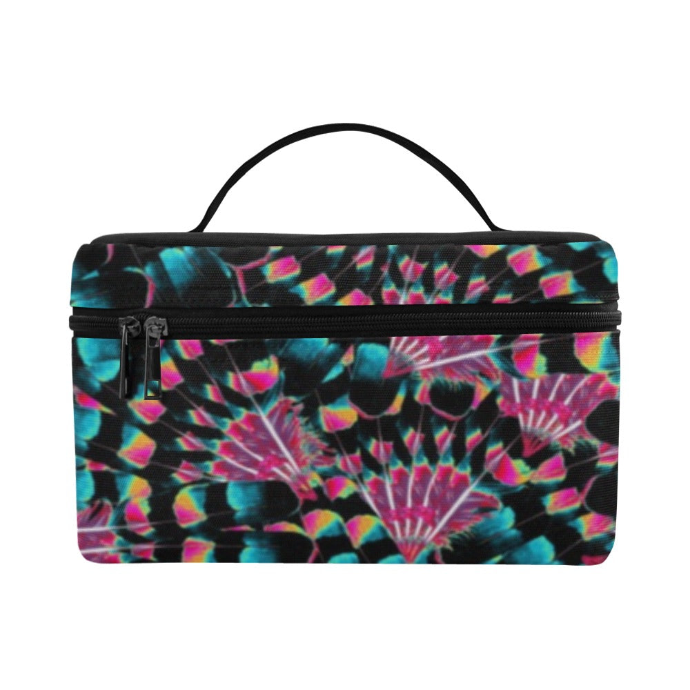 Hawk Feathers Heat Map Cosmetic Bag/Large