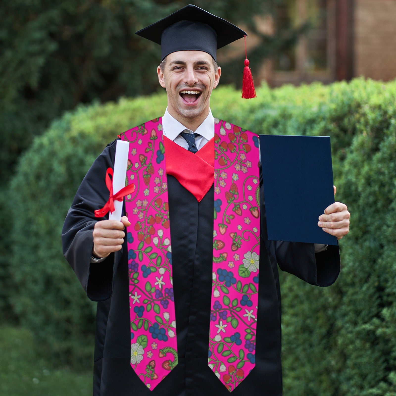 Grandmother Stories Blush Graduation Stole