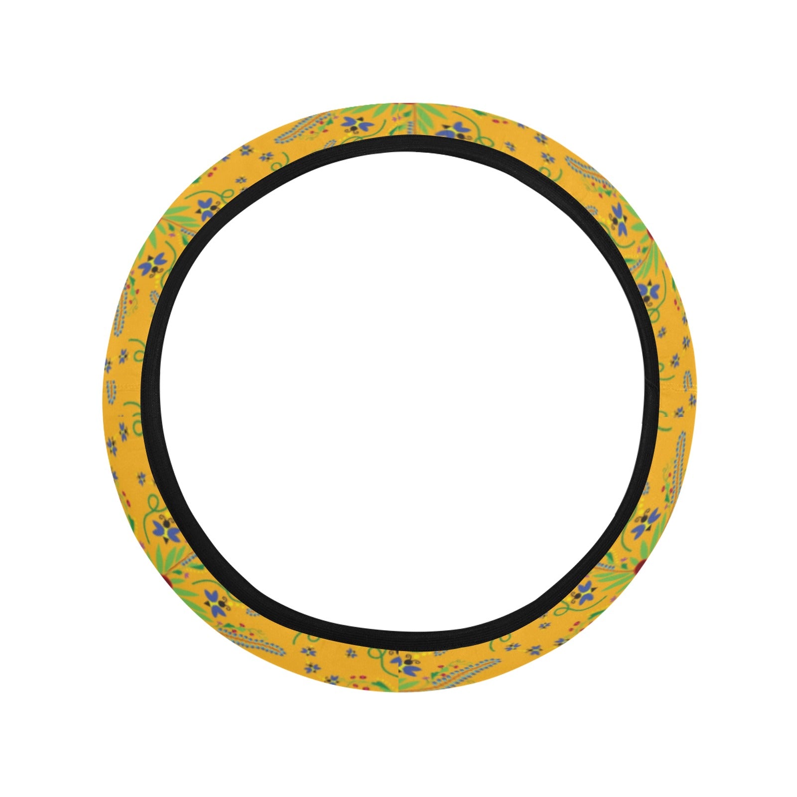 Willow Bee Sunshine Steering Wheel Cover with Elastic Edge