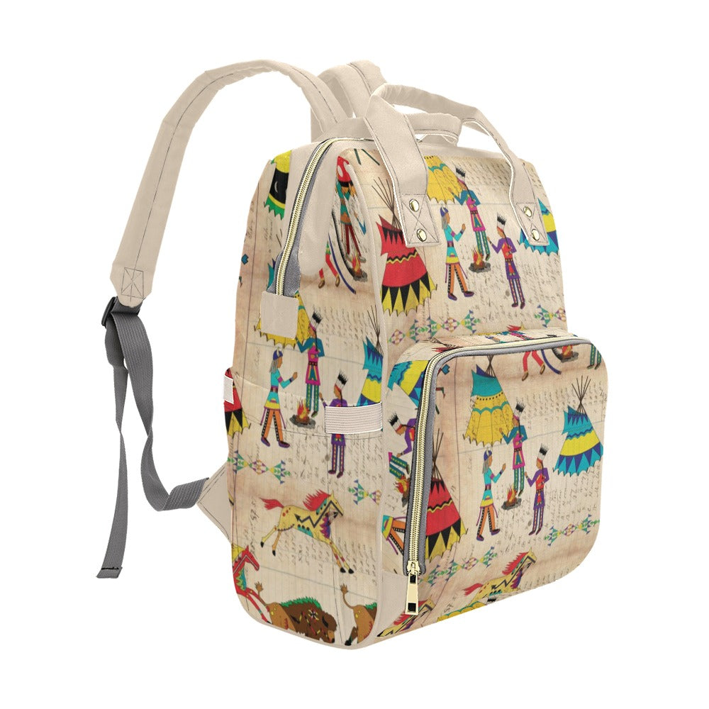 Gathering of the Chiefs Multi-Function Diaper Backpack/Diaper Bag