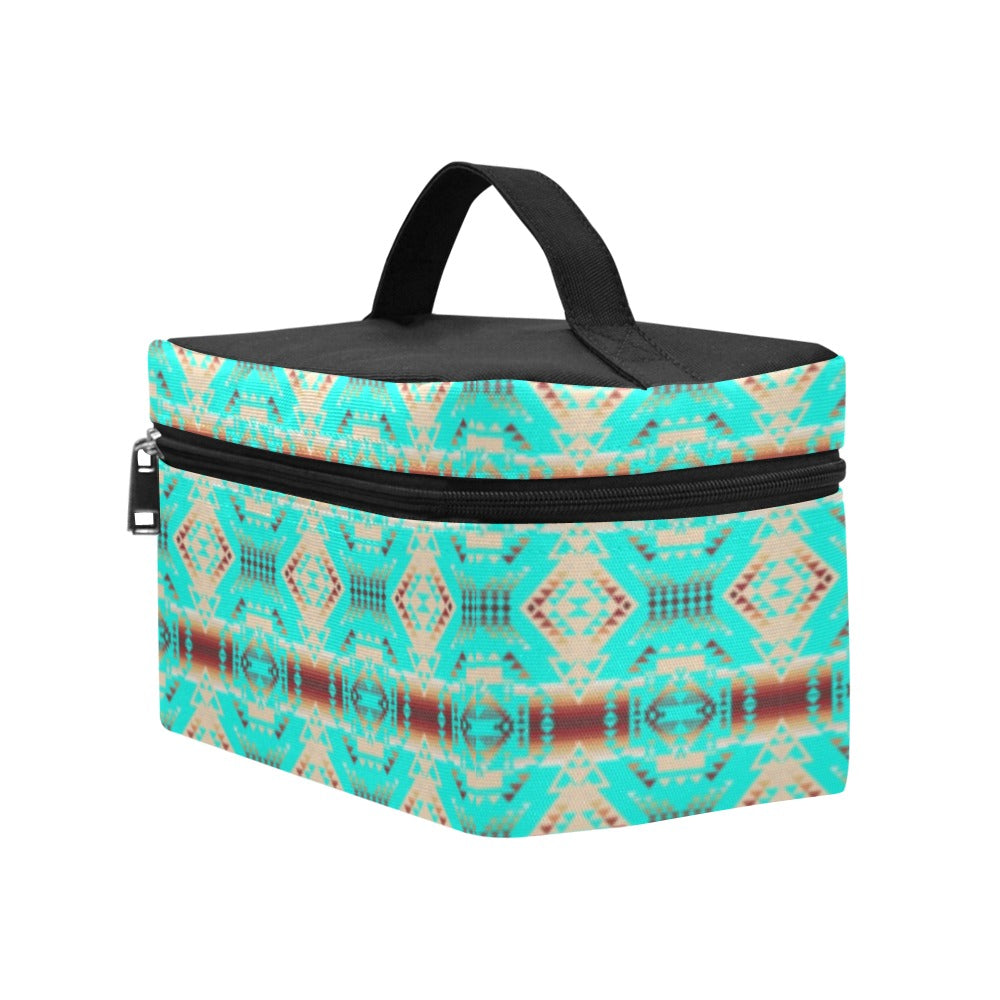 Gathering Earth Turquoise Cosmetic Bag/Large