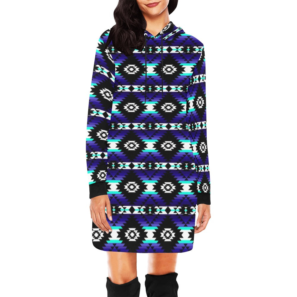 Cree Confederacy Midnight Hoodie Dress