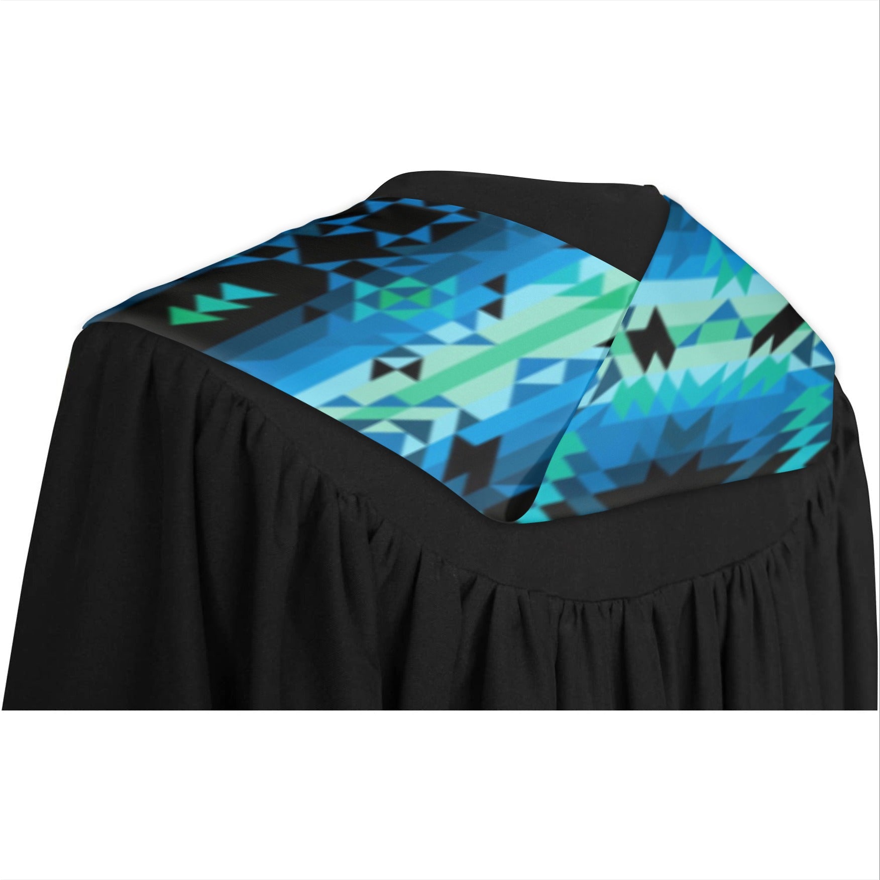 Green Star Graduation Stole