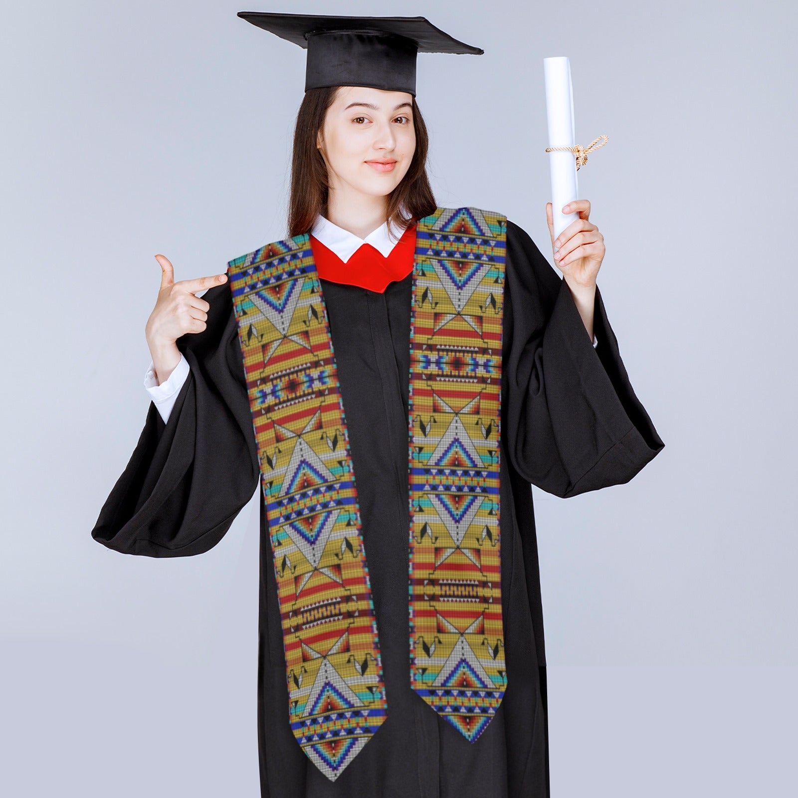 Medicine Blessing Yellow Graduation Stole