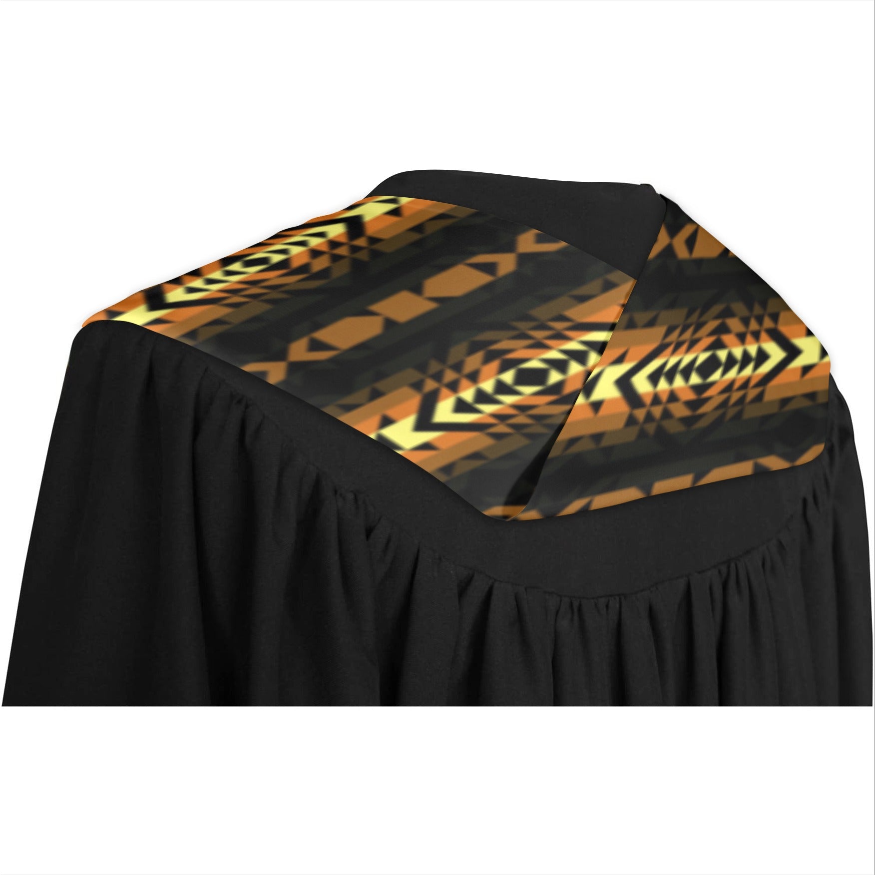 Black Rose Spring Canyon Tan Graduation Stole