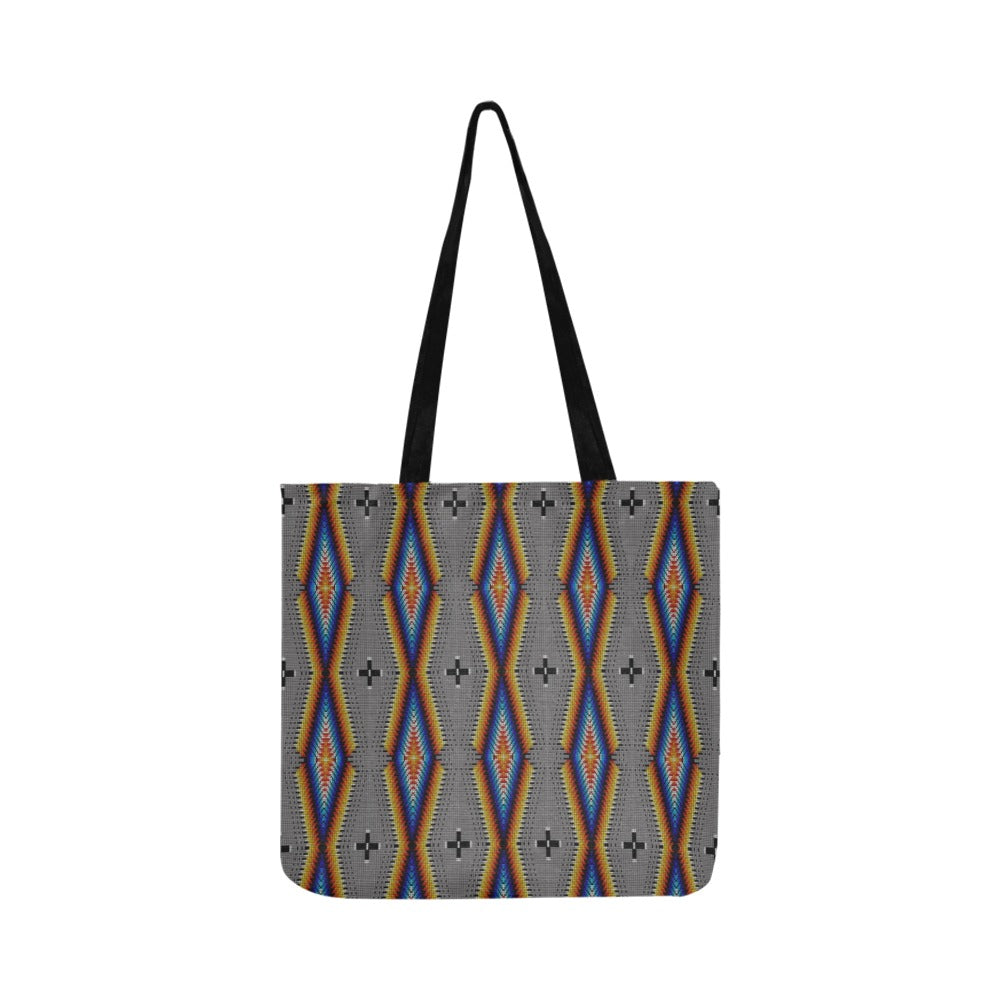 Diamond in the Bluff Grey Reusable Shopping Bag (Two sides)