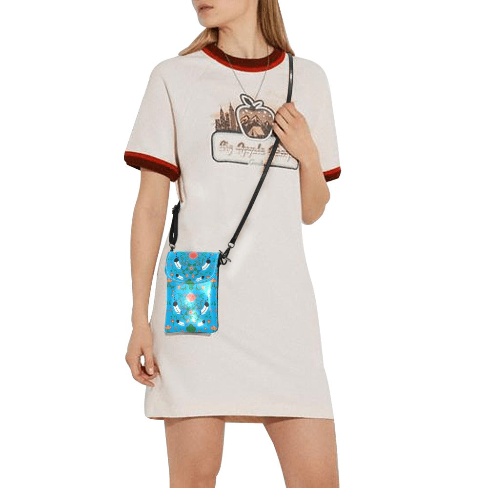 New Growth Bright Sky Small Cell Phone Purse