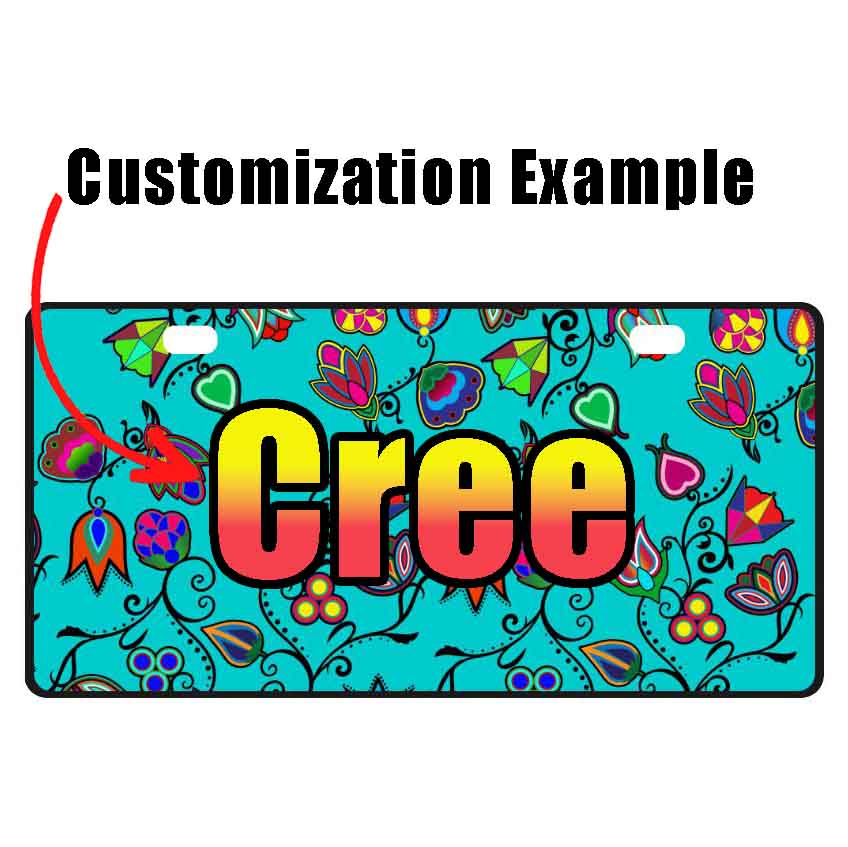 Cree Confederacy License Plate