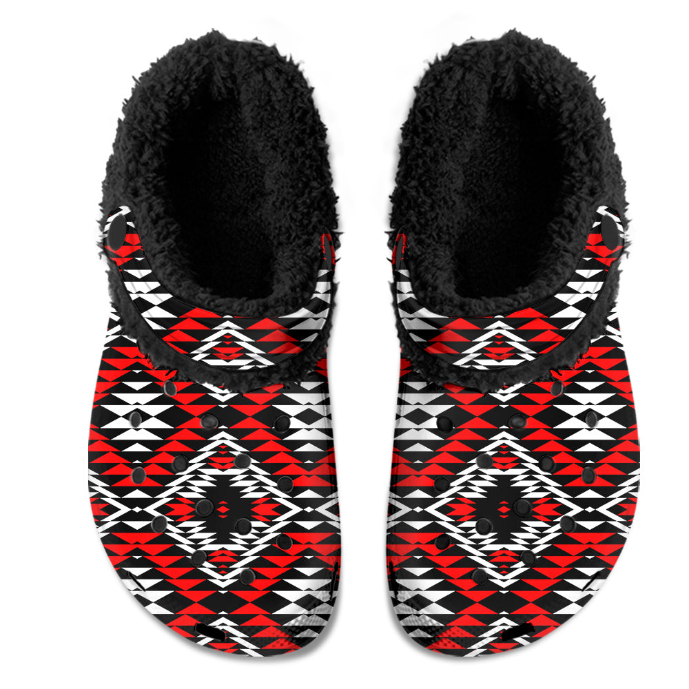 Taos Wool Muddies Unisex Clog Shoes with Soft Fleece Fur Lining