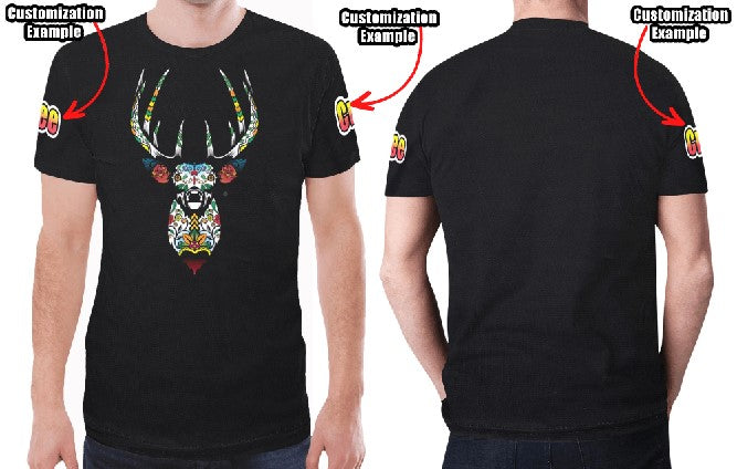 Bull Spirit Guide (Black) T-shirt for Men