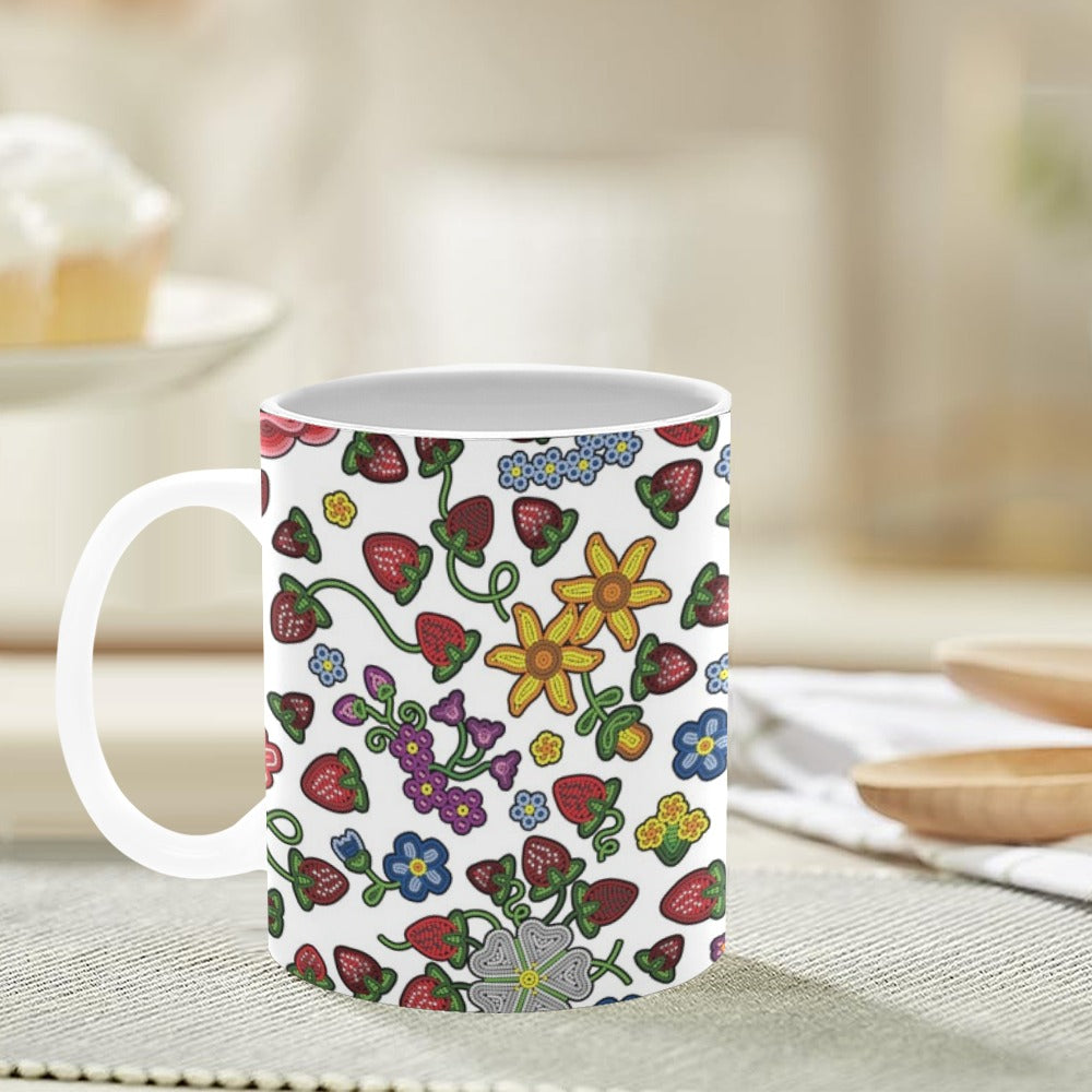 Berry Pop White White Mug(11OZ)