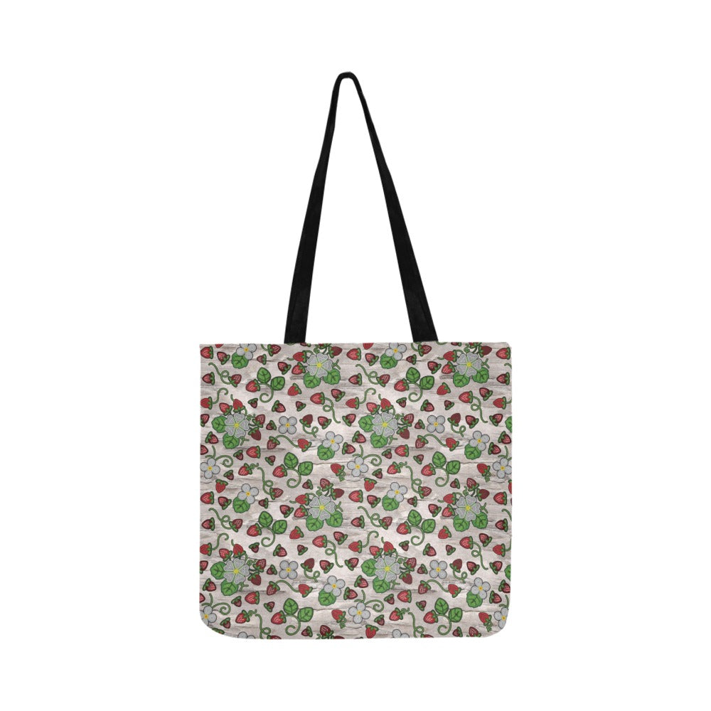 Strawberry Dreams Bright Birch Reusable Shopping Bag (Two sides)