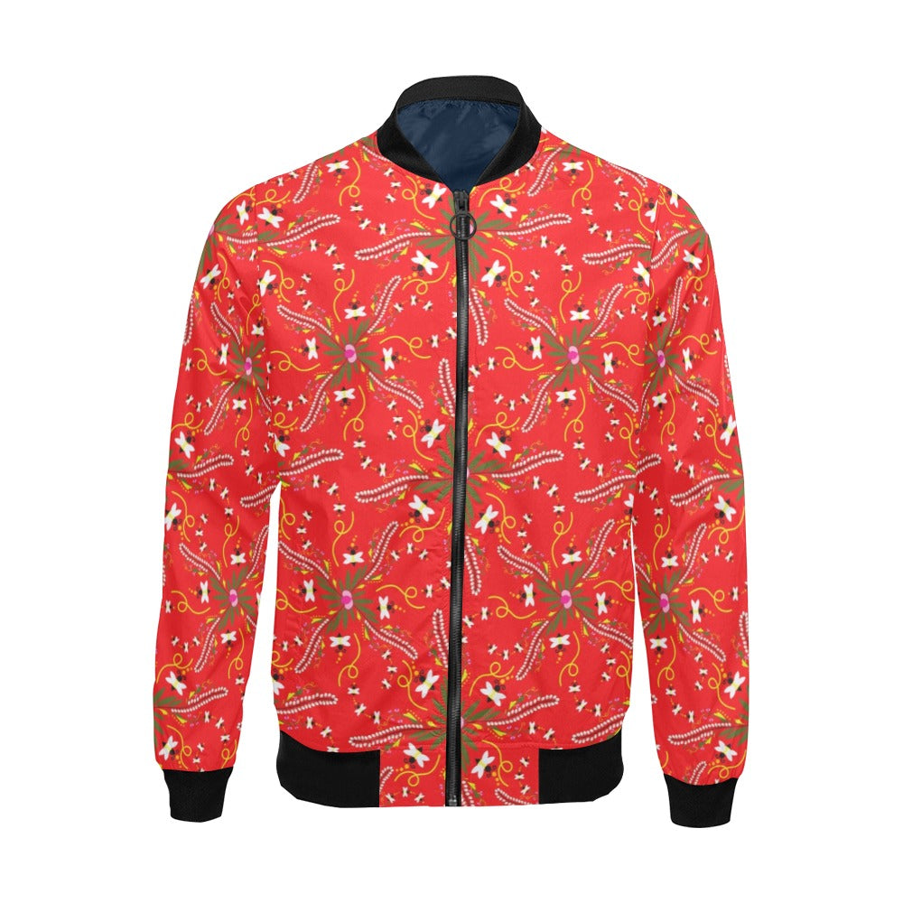 Willow Bee Cardinal Bomber Jacket for Men