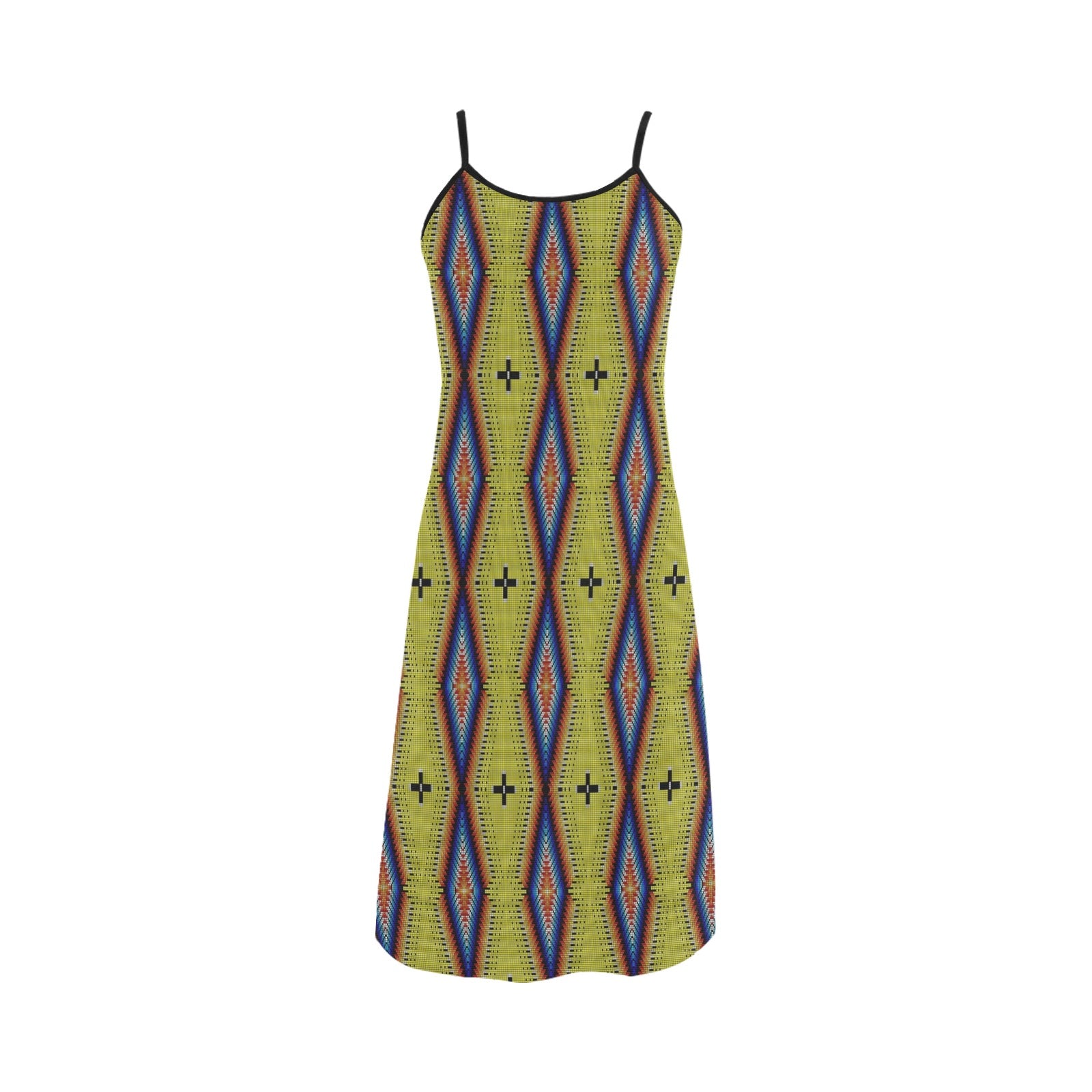 Diamond in the Bluff Yellow Alcestis Slip Dress