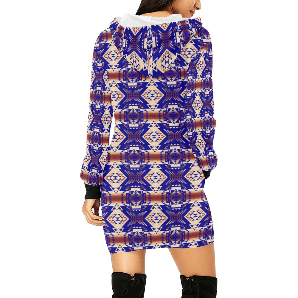 Gathering Earth Lake Hoodie Dress