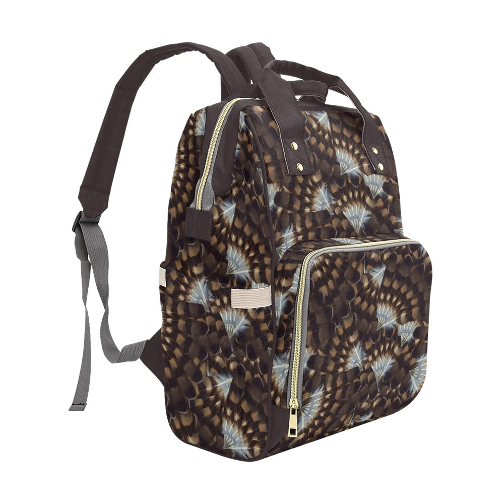 Hawk Feathers Multi-Function Diaper Backpack/Diaper Bag