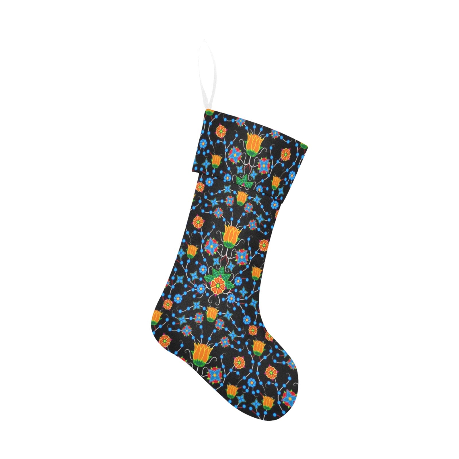 Floral Damask Christmas Stocking