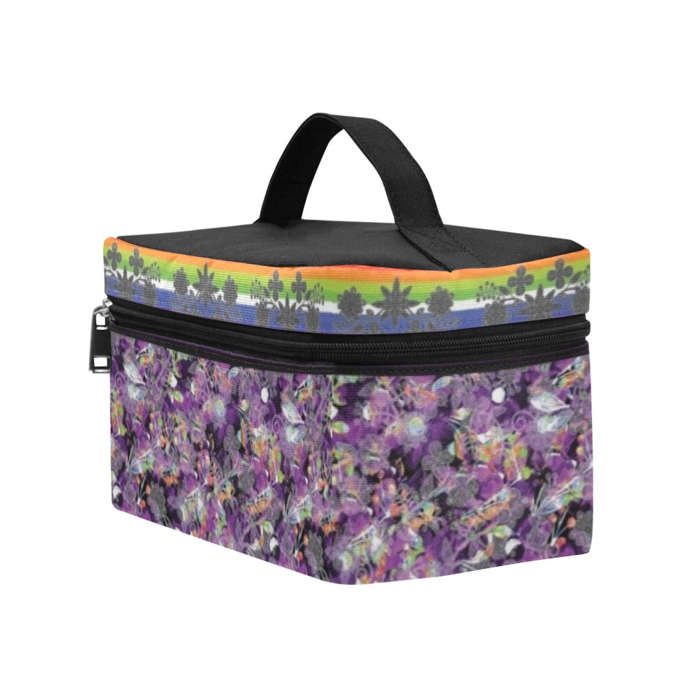 Culture in Nature Purple Cosmetic Bag/Large