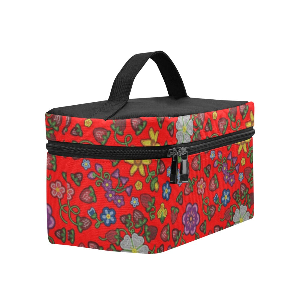 Berry Pop Fire Cosmetic Bag/Large