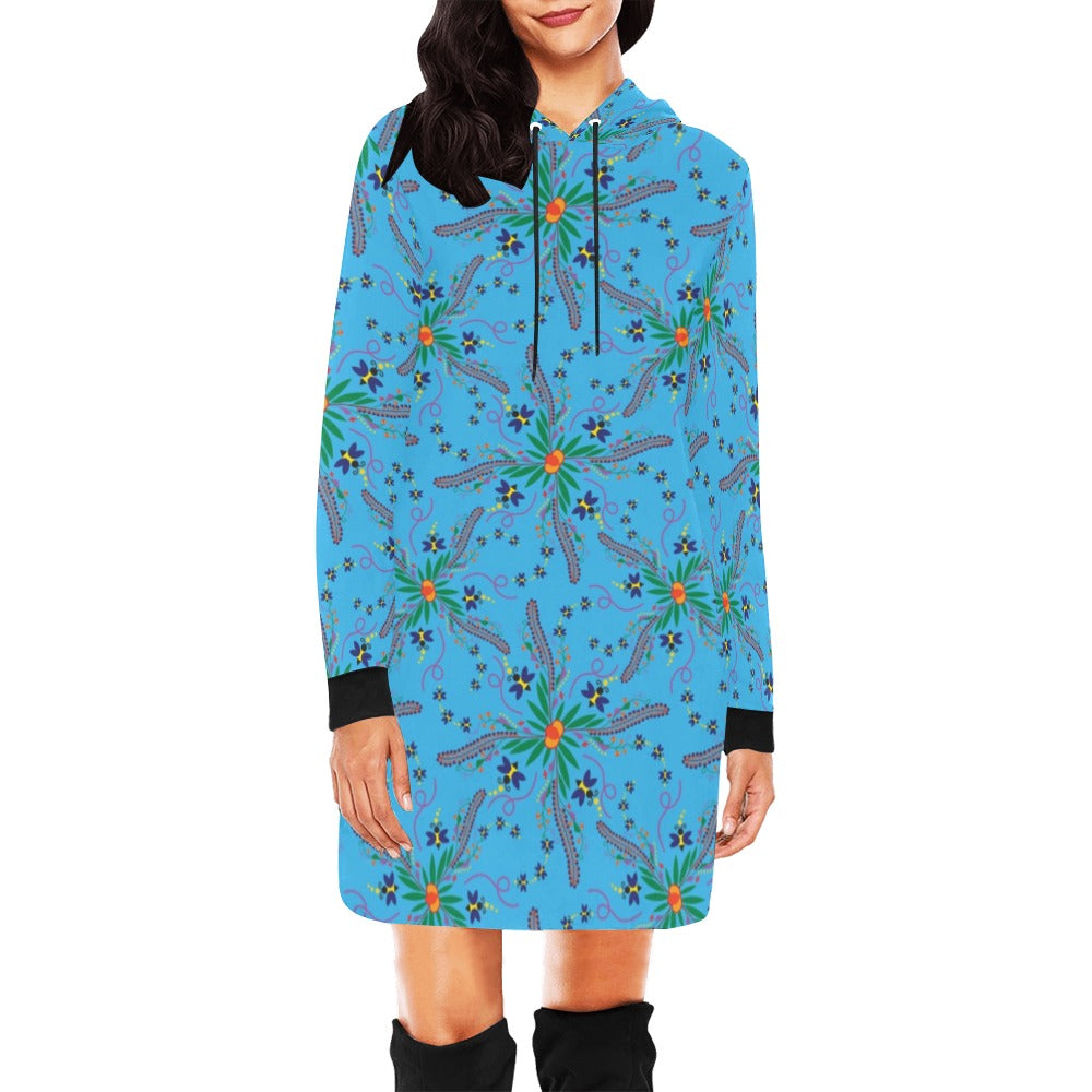 Willow Bee Saphire Hoodie Dress