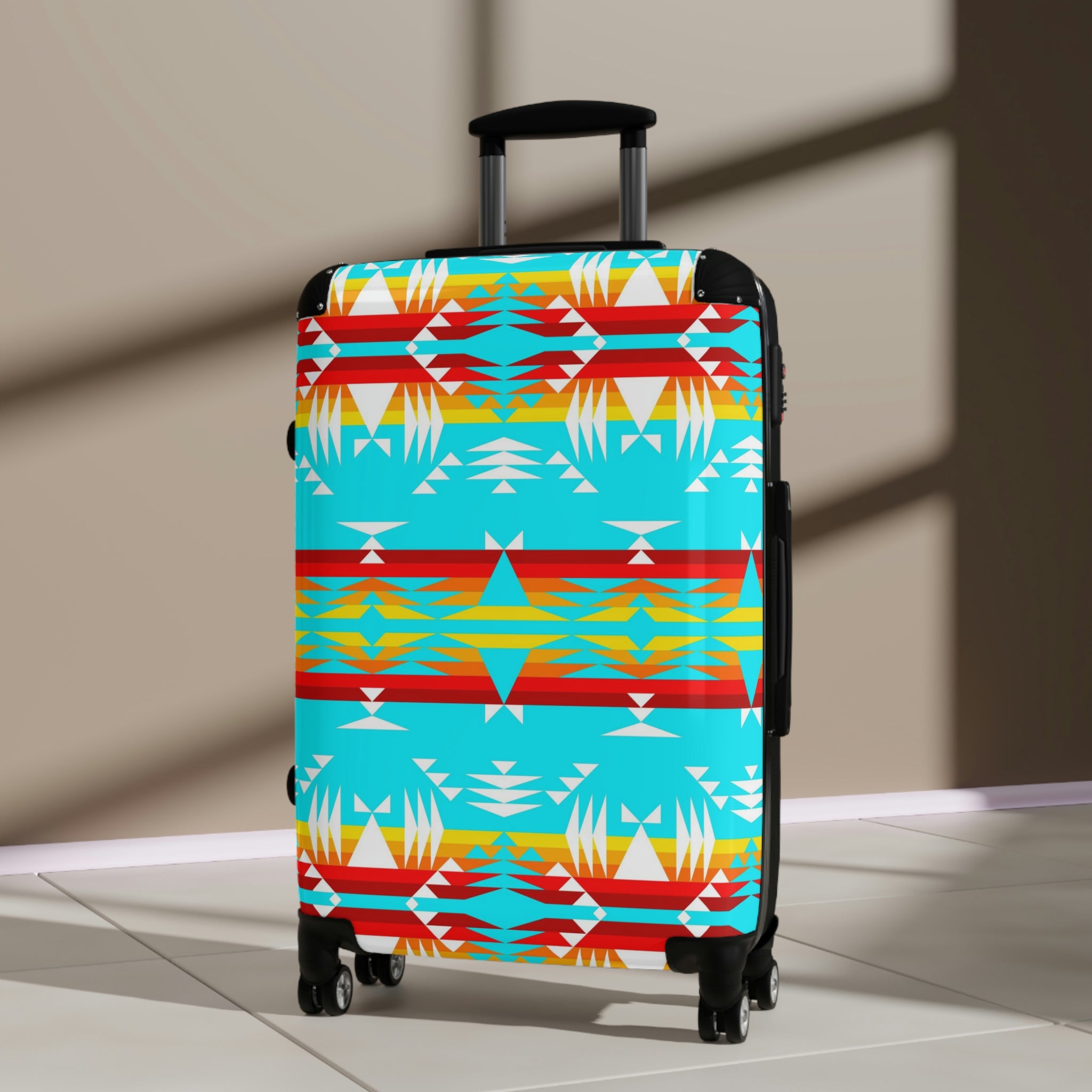 Between the Mountains Turquoise Suitcase