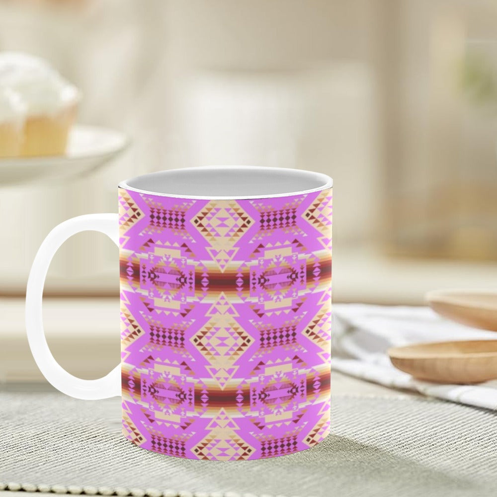 Gathering Earth Lilac White Mug(11OZ)