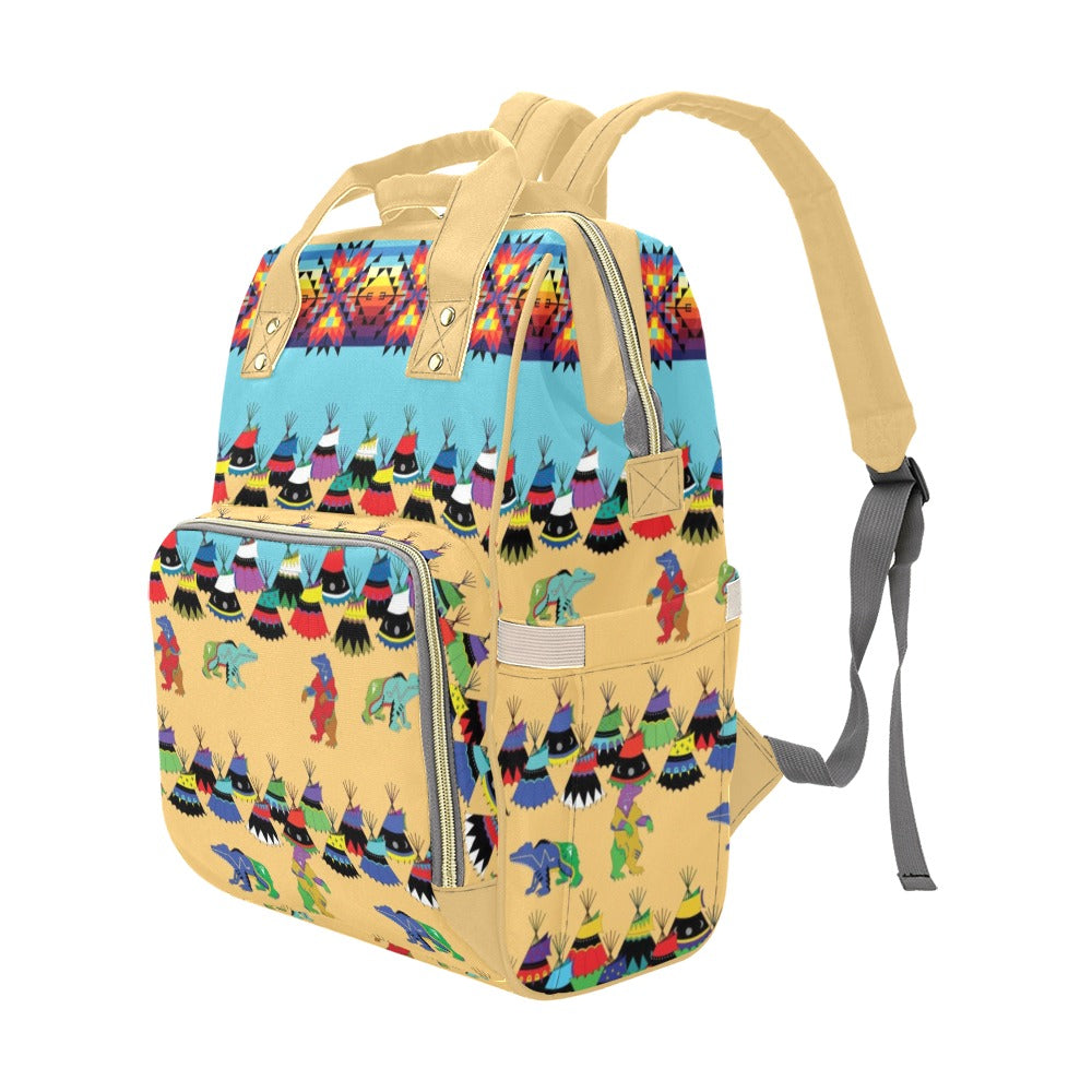 Bear Medicine Multi-Function Diaper Backpack/Diaper Bag