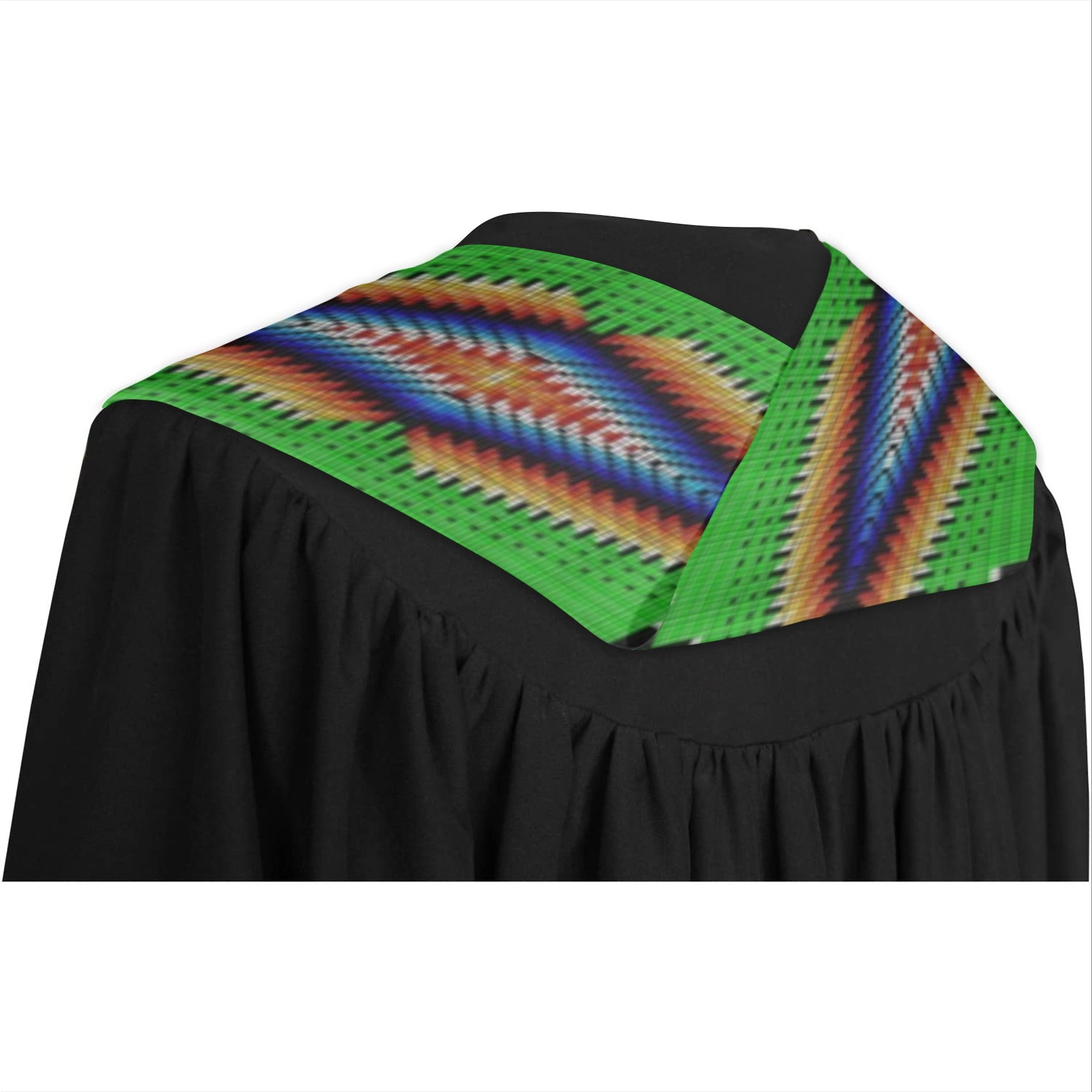 Diamond in the Bluff Lime Graduation Stole